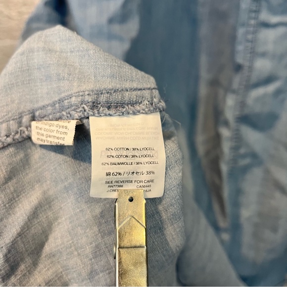 Madewell Size 12 Palisade Button-Front Midi Skirt in Indigo - Picture 11 of 13